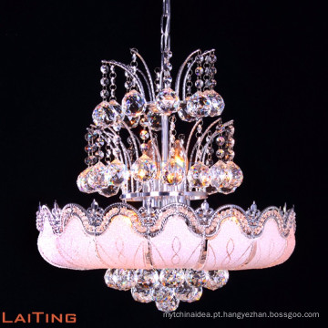 lustre de cristal pequeno luz pingente de teto baixo